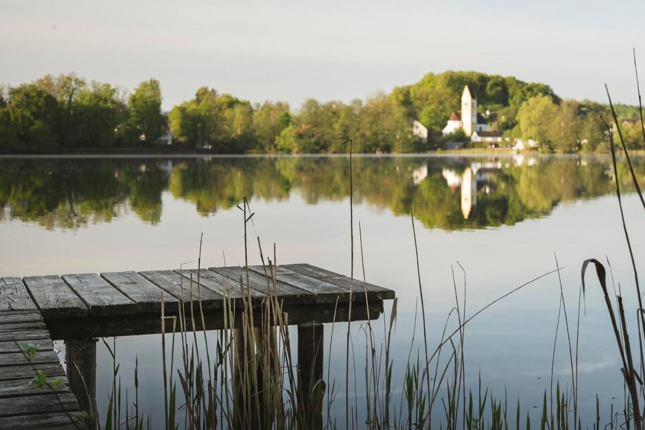 Sopherl Am See - Fruehstueck Auf Der Seeterrasse, Sehr Ruhig Und Wunderschoen Am See, 3 Minuten Nach Oberpfaffenhofen, Viele Radtouren, Restaurants & Cafes In Der Umgebung Weßling Eksteriør billede